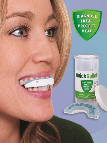 The QuickSplint®;t emporary anterior bite plane
