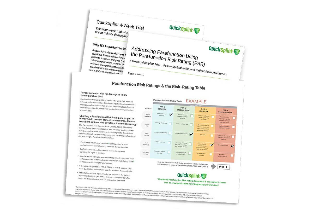 Parafunction risk-rating protocol by orofacialtherapeutics